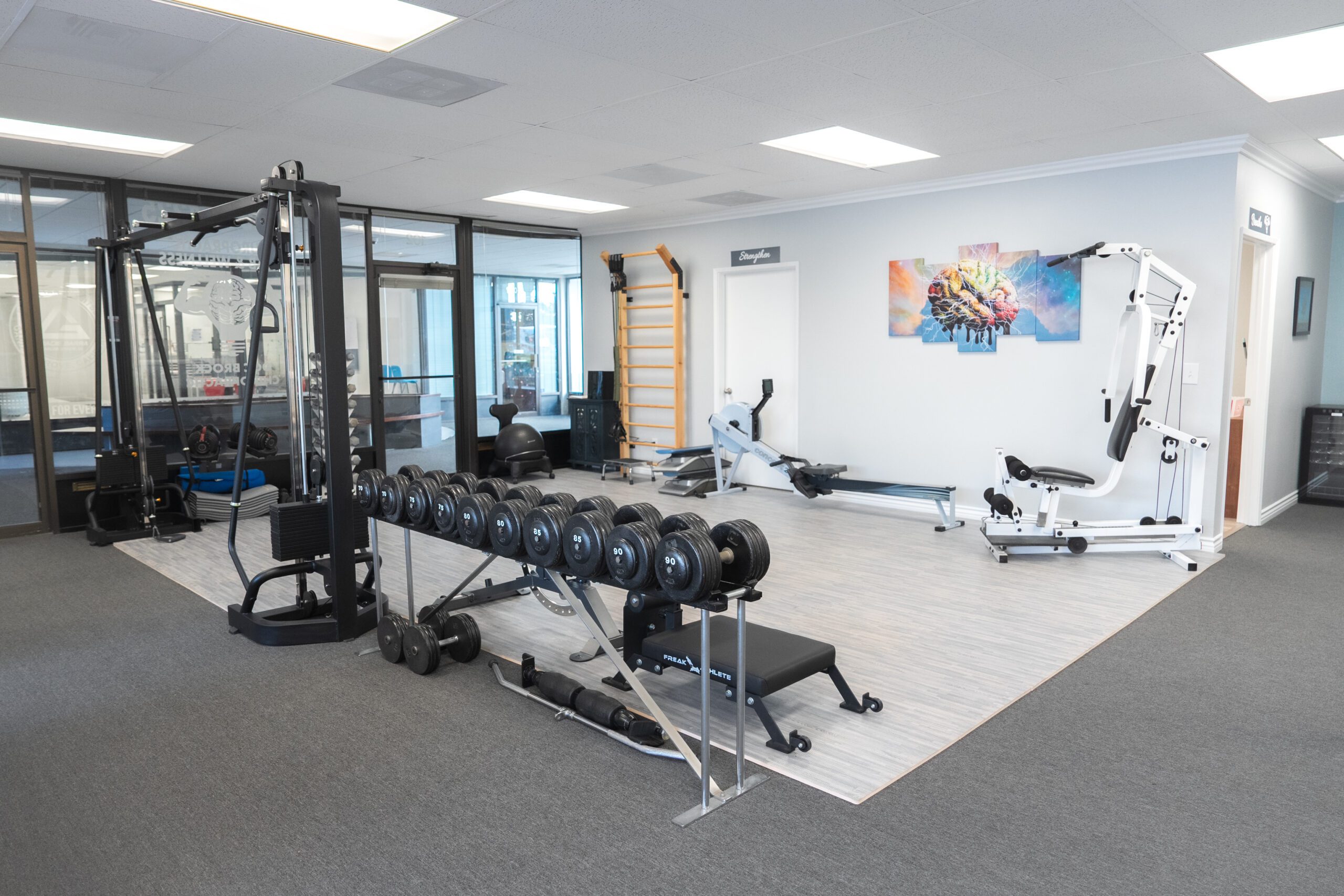 Our Gym Training area for NeuroGym